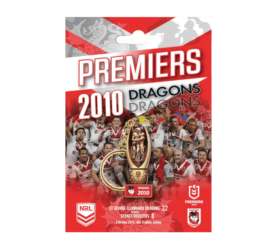 Dragons 2010 Premiers Trophy Keyring