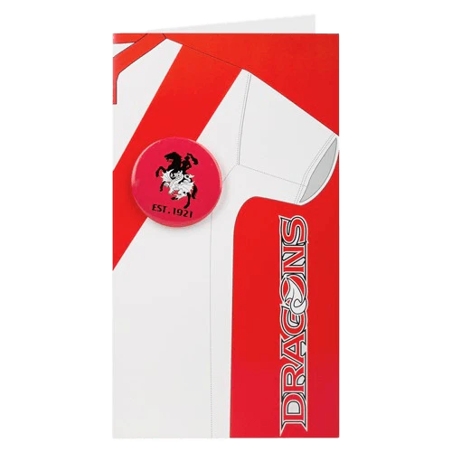 Dragons Jersey Badge Card